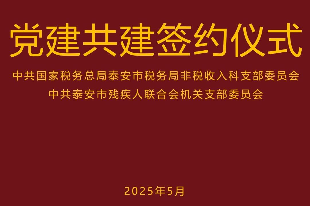 “党建引领聚合力 税助残康护民生”党建联建活动